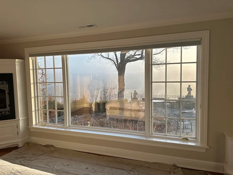 Large casement window replacement in Weston, CT